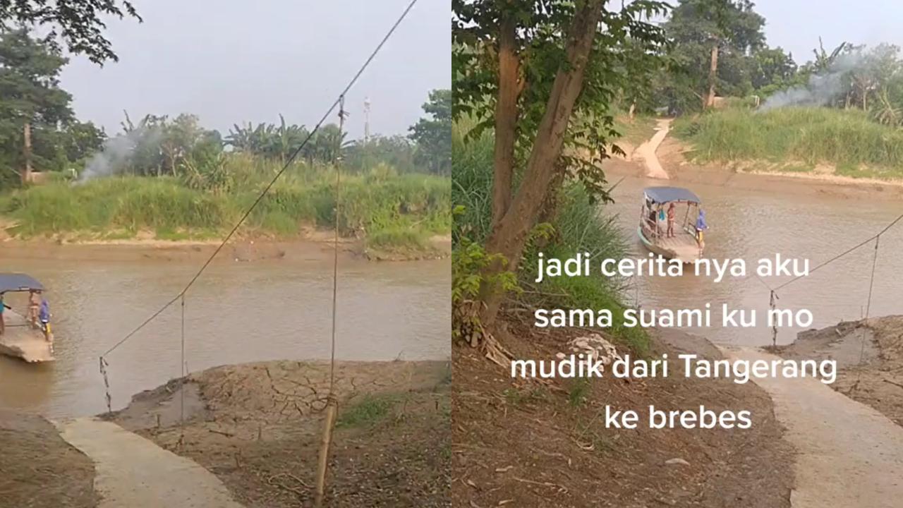 Momen pemudik cari jalan alternatif demi berkunjung ke kampung halaman.