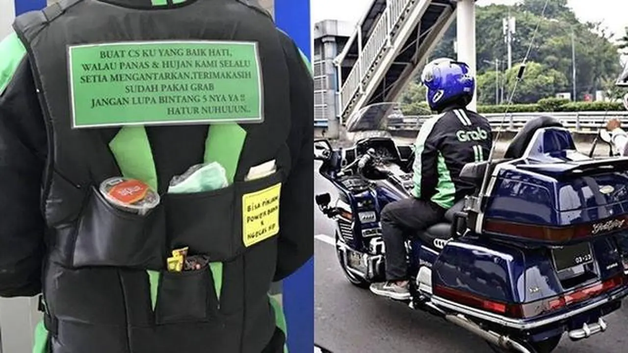 Kumpulan Potret Inovasi Ojek Online yang Bikin Penumpangnya Semakin Nyaman