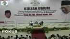 Ma’ruf Amin memeberikan kuliah umum tentang ekonomi syariah kepada mahasiswa.