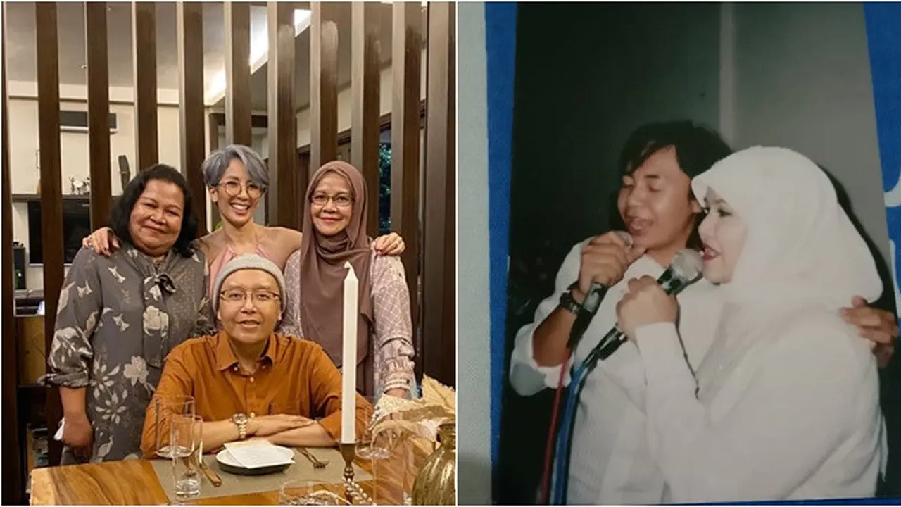 Setia Menemani, Ini 7 Potret Ari Lasso dan Kakak Sulungnya yang Seorang Muslim