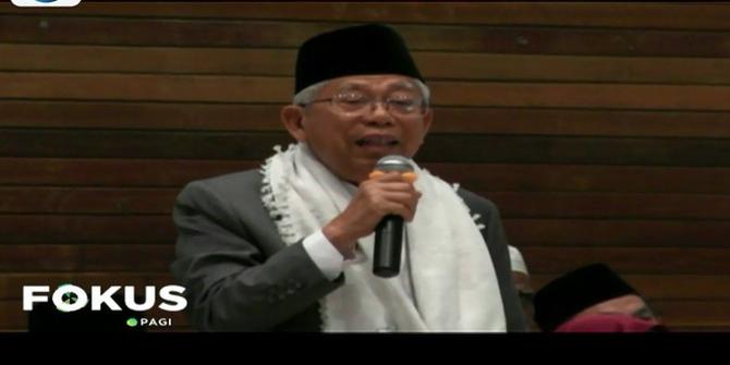 Hadiri Tahlil Akbar NU di Sunter, Ma'ruf Amin Ingatkan Warga Lawan Hoaks