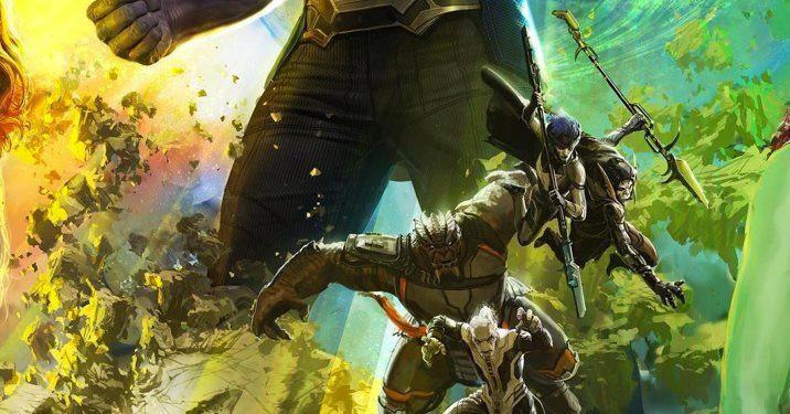 Desain konsep film Avengers: Infinity War. (Marvel)