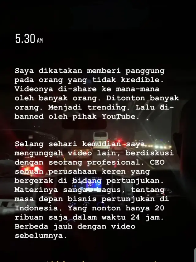 Unggahan Anji. (Foto: Dok. Instagram @duniamanji)