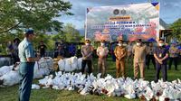 Badan Karantina Indonesia (Barantin) melalui Karantina Sulut musnahkan 144 ekor ayam yang tidak dilengkapi dokumen karantina.