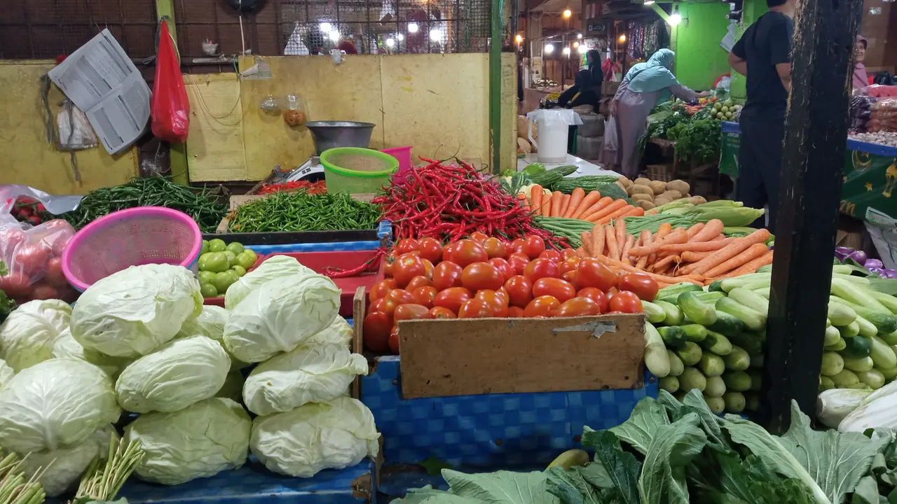 Harga Komoditas Sayur di Pasar Tradisional