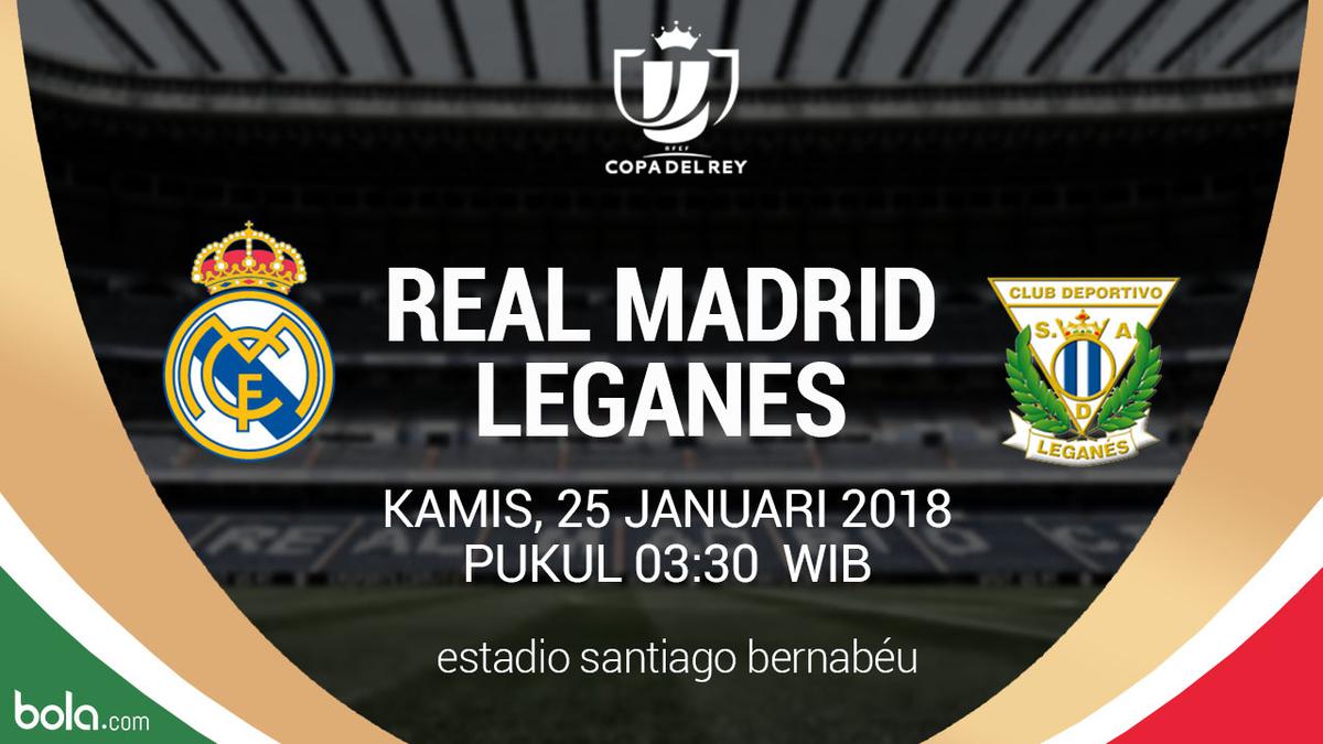 Starting XI Real Madrid Vs Leganes - Bola Liputan6.com