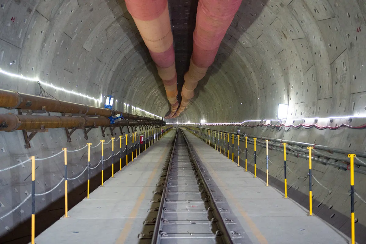 FOTO: Terowongan Proyek Kereta Cepat Jakarta - Bandung