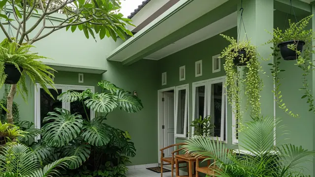 Hijau Sage yang Menyatu dengan Alam