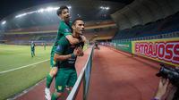 Persebaya Surabaya menang 3-1 atas Persikabo 1973 dalam duel pekan kedua BRI Liga 1 di Stadion Wibawa Mukti, Cikarang, Bekasi, Sabtu (11/9/2021) malam. (Bola.com/Bagaskara Lazuardi)