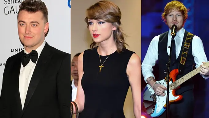 [Bintang] Sam Smith, Taylor Swift, Ed Sheeran