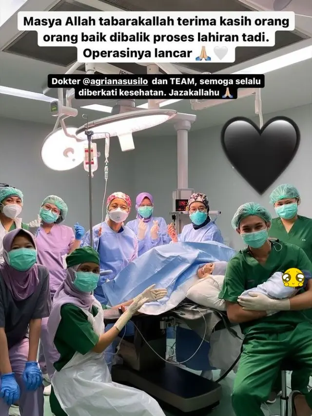 6 Momen Lahiran Anak Pertama Dinda Hauw, Dikaruniai Bayi Laki-laki