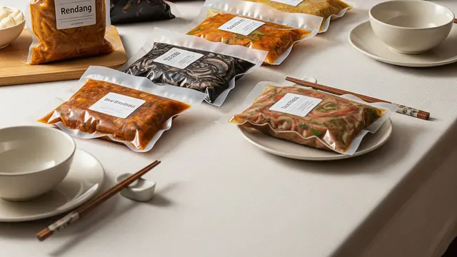 Aneka Lauk Siap Saji dalam Kemasan Vakum Mini untuk Stok di Rumah