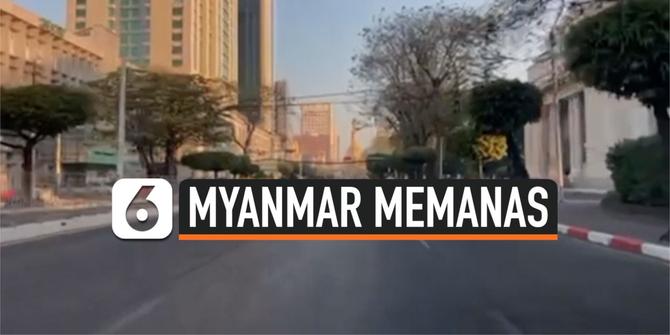 VIDEO: Suasana Yangon Tenang setelah Kudeta Militer di Myanmar
