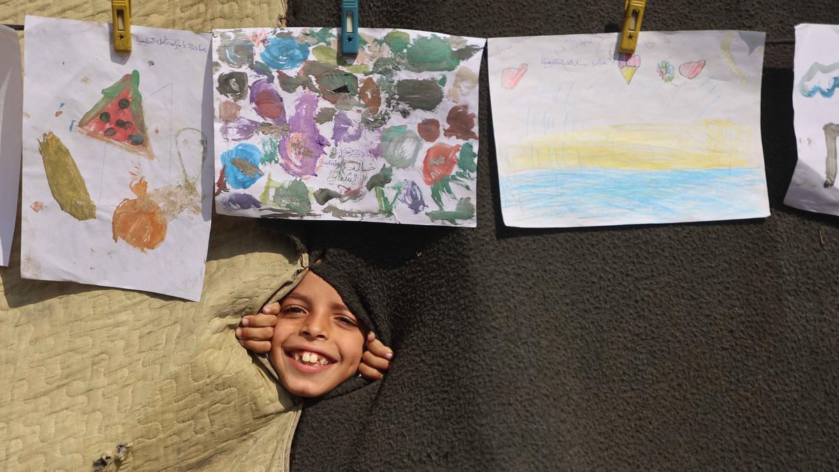 Lewat Gambar, Anak-anak Gaza Ekspresikan Suasana Hati Mereka