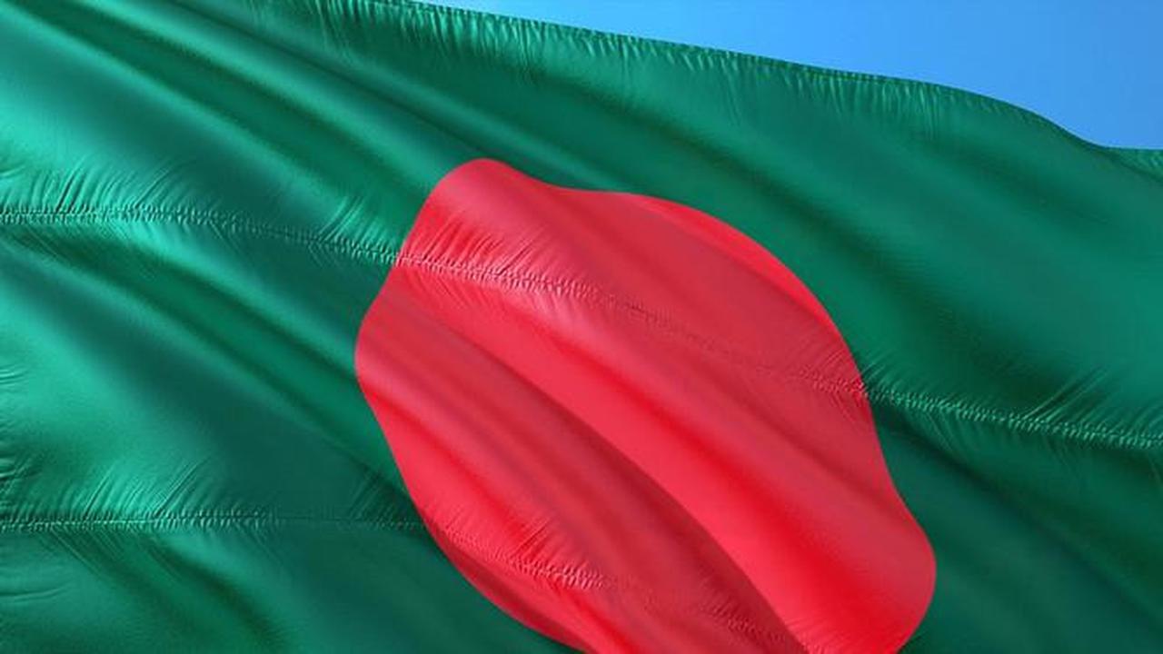 Bendera Bangladesh.