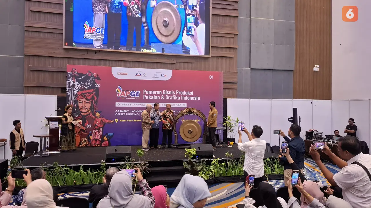 Pembukaan IAPGE 2025 di Makassar (Liputan6.com/Fauzan)