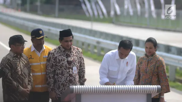Jokowi Resmikan Tol Sragen-Ngawi