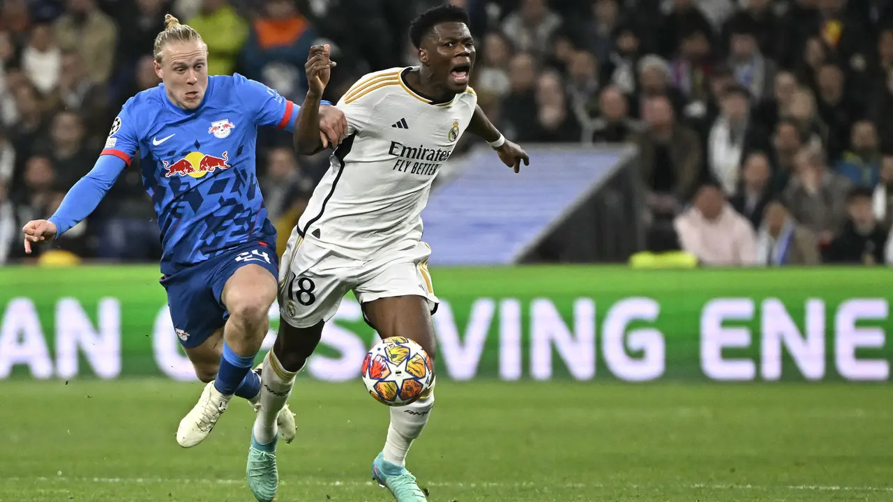 Foto: Selamat dari Malu di Santiago Bernabeu, Real Madrid Melaju ke Perempat Final Liga Champions dengan Skor Imbang 1-1