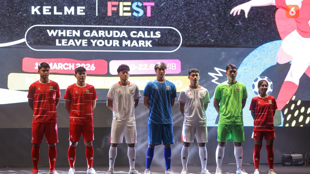 Jersey Timnas Indonesia dari Kelme