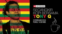 Penyanyi reggae Tonny Q Rastafara live session di Forum Liputan6