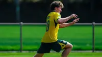 Ole Romeny saat Fortuna Sittard menggelar uji coba tertutup melawan MVV Maastricht, Senin (7-9-2026). (Dok. X @FortunaSittard)