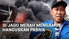 Pabrik Pengolahan Plastik di Tangerang Dilalap Api hingga Roboh