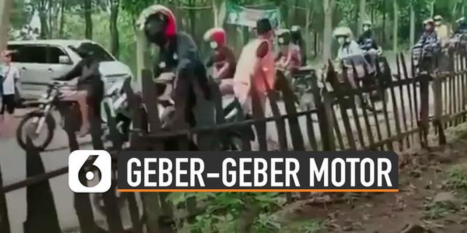 VIDEO: Viral Rombongan Pengendara Motor Geber-Geber di Jalan Buat Warga Kesal