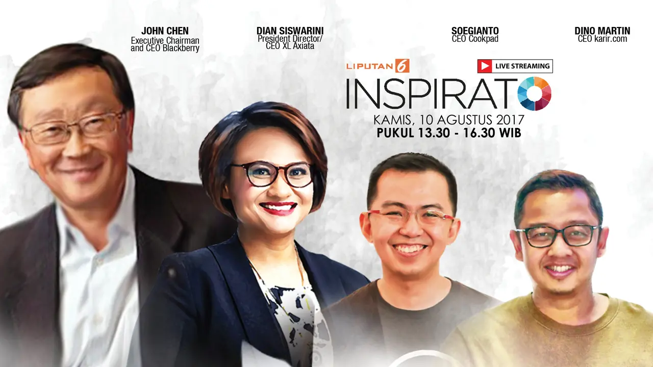 Saksikan INSPIRATO Bersama 4 Petinggi Perusahaan Teknologi