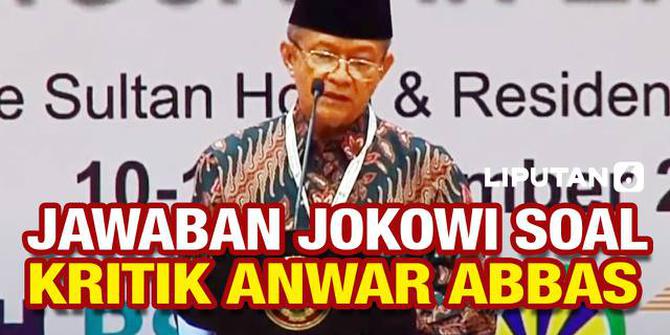 VIDEO: Blak-Blakan! Jokowi Jawab Kritik Anwar Abbas Soal Penguasaan Lahan