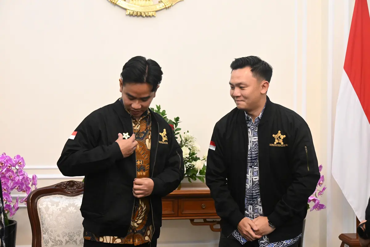 Ideprenuers bertemu dengan Wakil Presiden (Wapres) Gibran Rakabuming Raka.