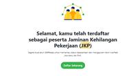 Peserta Jaminan Kehilangan Pekerjaan  atau JKP.