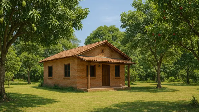 10 Model Rumah Sederhana di Desa dengan Halaman Luas dan Banyak Pepohonan, Asri dan Nyaman untuk Keluarga