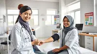 cara cek kesehatan di puskesmas ©Ilustrasi dibuat Stable Diffusion