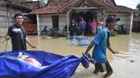 Tanggul Jebol di Grobogan, Warga Hanya Sempat Selamatkan Badan