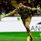 Penjaga gawang AC Milan asal Italia, Gianluigi Donnarumma. (AFP/Miguel Medina)