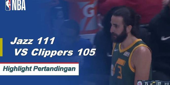 Cuplikan Pertandingan NBA  : Jazz 111 vs Clippers 105