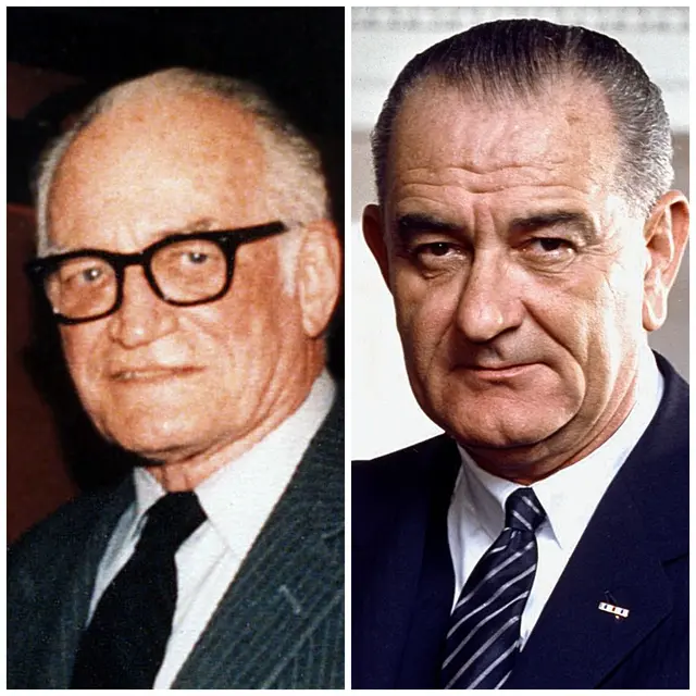 barry goldwater dan lyndon b johnson