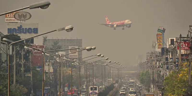 Potret Kota Chiang Mai di Thailand Berselimut Polusi Udara