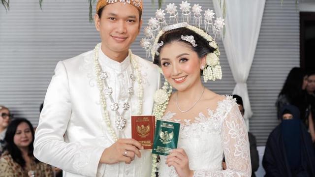 Potret akad nikah dari Giannirma Gavrila dan Janed Kharisma