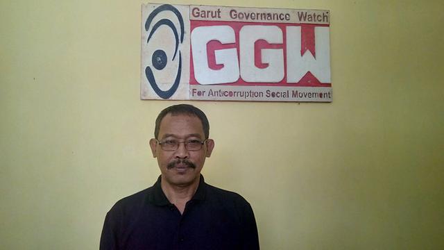 Agus Gandhi, sahabat Teten Masduki, yang kini menjadi Koordinator Garut Governance Watch (GGW) Garut