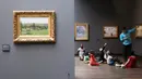 Sejumlah anak mengamati karya seni di Musee d'Orsay saat di Paris, Prancis (23/6/2020). Musee d'Orsay (Museum Orsay) pada Selasa (23/6) kembali dibuka, seiring Prancis memasuki fase pelonggaran baru dengan lebih banyak lagi kebijakan untuk melonggarkan lockdown coronavirus. (Xinhua/Gao Jing)