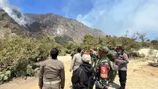 Kebakaran Lahan Bondowoso Meluas, Api Mendekati Gunung Rante