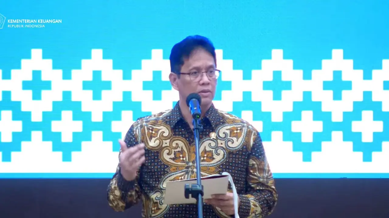 Menteri Keuangan (Menkeu) Purbaya Yudhi Sadewa dalam Pelantikan Pejabat Kemenkeu, di Gedung Juanda 1 Kementerian Keuangan, Jakarta, Jumat (6/2/2026).