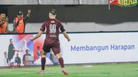 Selebrasi Luka Cumic usai mencetak gol ketiga PSM Makassar ke gawang Persik Kediri dalam laga pekan ke-29 BRI Super League 2025/2026 di Stadion Gelora BJ. Habibie, Parepare, Sulawesi Selatan, Kamis (23/4/2026). (Dok. PSM)