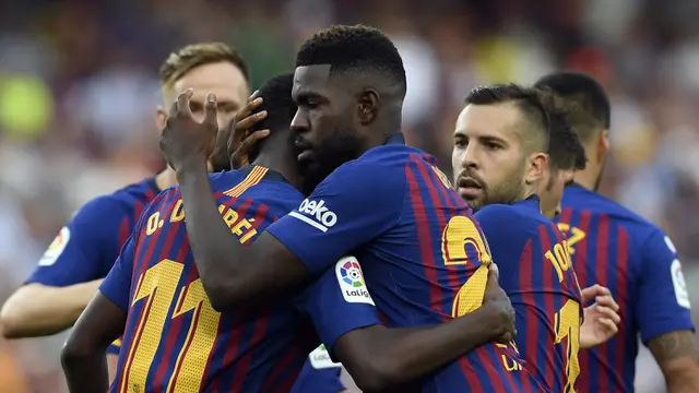 FOTO: 10 Gol Tercipta, Barcelona Berpesta Taklukkan Huesca