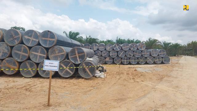 Berdasarkan data Kementerian PUPR, hingga 10 Agustus 2023, progres konstruksi infrastruktur dasar IKN Nusantara Tahap 1 telah mencapai 40,01 persen. (Dok Kementerian PUPR)