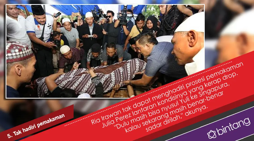 Ria Irawan Bicara tentang Kanker dan Julia Perez. (Foto: Bambang E. Ros, Desain: Nurman Abdul Hakim/Bintang.com)
