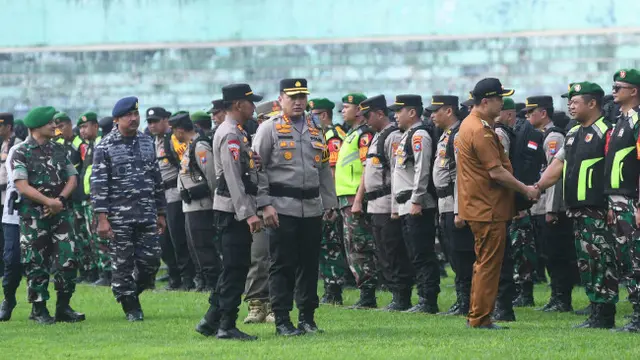 Ribuan Personel Mulai Amankan TPS Pilkada Serentak 2024 di Kota Malang