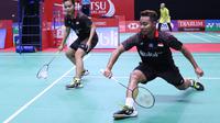 Rehan Naufal Kusharjanto/Siti Fadia Silva Ramadhanti lolos ke babak utama Indonesia Masters 2019, Selasa (22/1/2019). (PBSI)