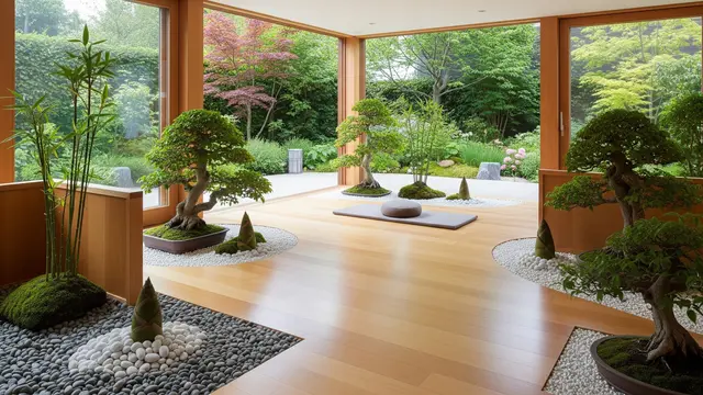 Kebun Rumah Bernuansa Kayu dan Tanaman Hias (Image by Gemini AI)